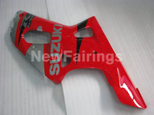 Charger l&#39;image dans la galerie, Red and Silver Black Factory Style - GSX-R600 01-03 Fairing