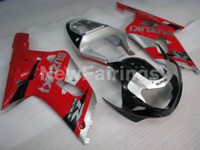 Charger l&#39;image dans la galerie, Red and Silver Black Factory Style - GSX-R600 01-03 Fairing