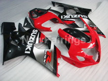 Charger l&#39;image dans la galerie, Red and Silver Black Factory Style - GSX-R600 04-05 Fairing