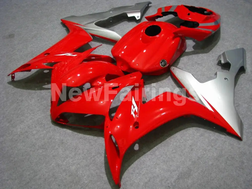 Red Silver Factory Style - YZF-R1 04-06 Fairing Kit