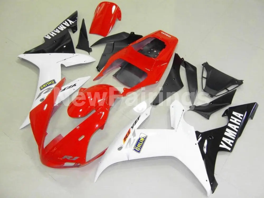 Red White and Black Factory Style - YZF-R1 02-03 Fairing