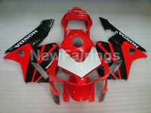 Load image into Gallery viewer, Red and White Black Factory Style - CBR600RR 03-04 Fairing