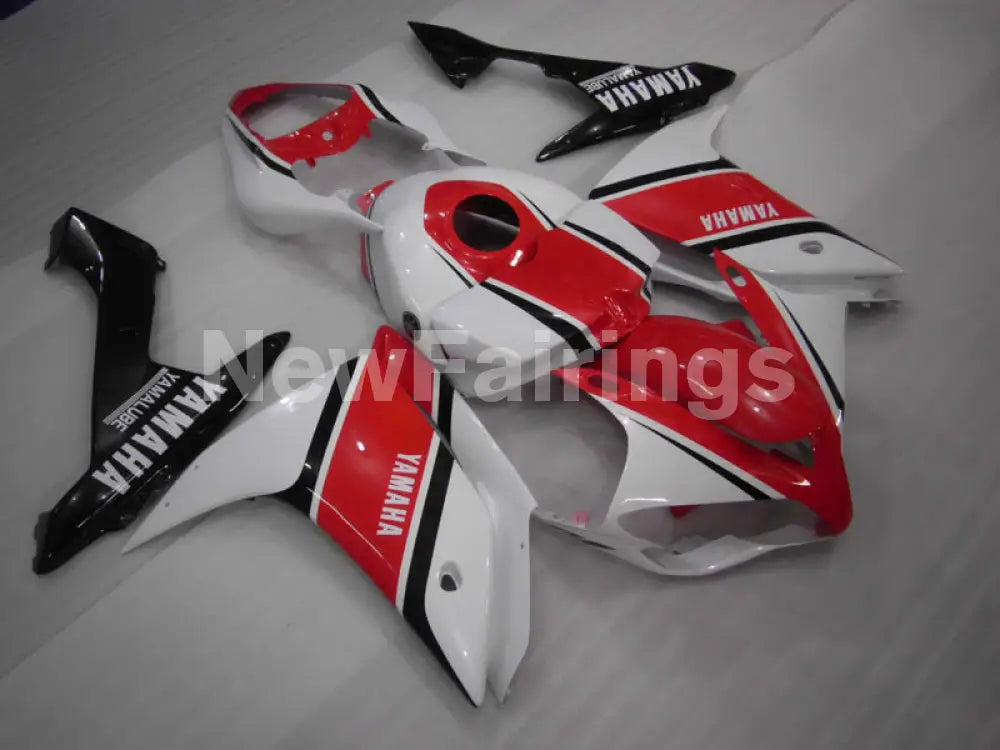 Red White Black Factory Style - YZF-R1 07-08 Fairing Kit