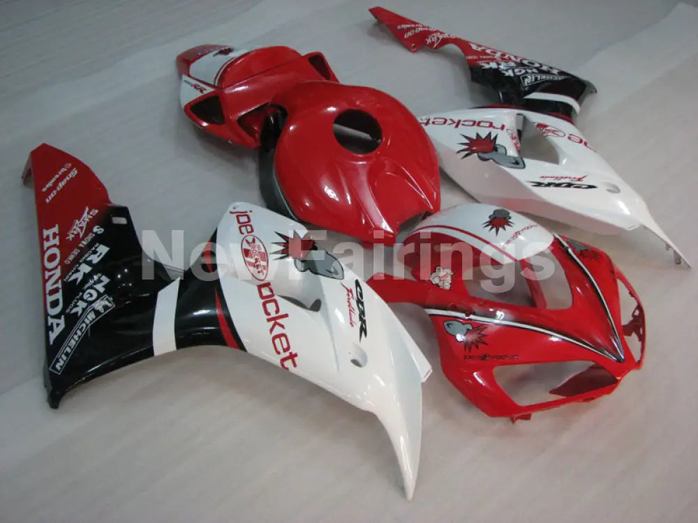 Red White and Black joe rocket - CBR1000RR 06-07 Fairing Kit