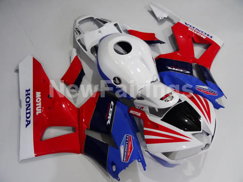 Red White and Blue Factory Style - CBR600RR 13-23 Fairing