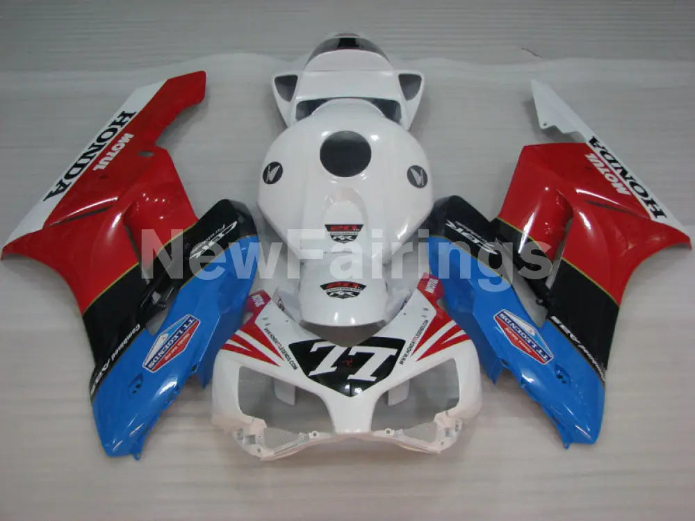 Red and White Blue MOTUL - CBR1000RR 04-05 Fairing Kit -