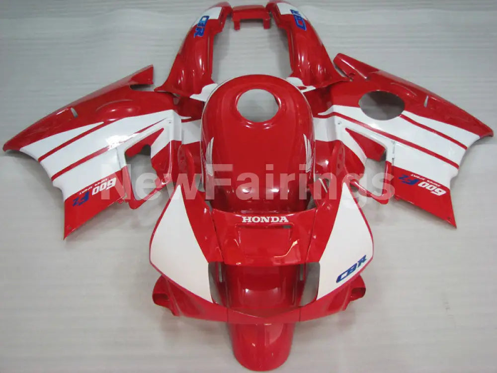 Red White Factory Style - CBR600 F2 91-94 Fairing Kit -