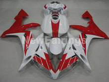 Charger l&#39;image dans la galerie, Red White Factory Style - YZF-R1 04-06 Fairing Kit