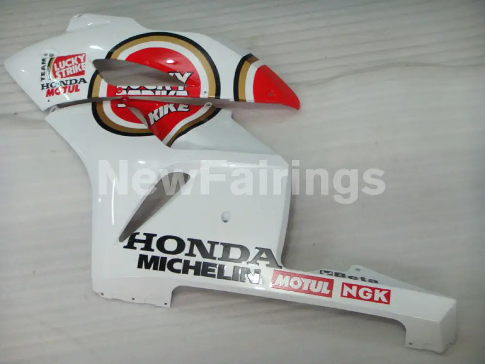 Red and White Lucky Strike - CBR1000RR 04-05 Fairing Kit -