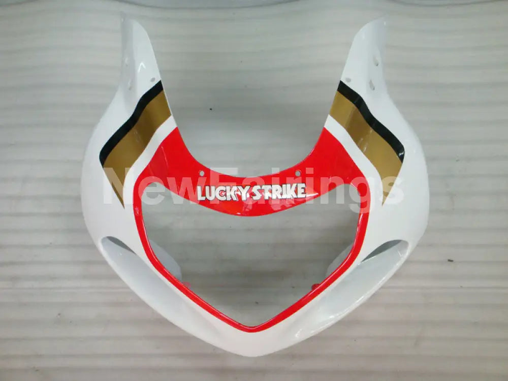 Red and White Lucky Strike - GSX-R600 01-03 Fairing Kit -