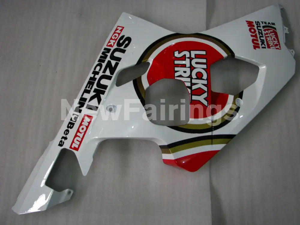 Red White Lucky Strike - GSX-R750 04-05 Fairing Kit