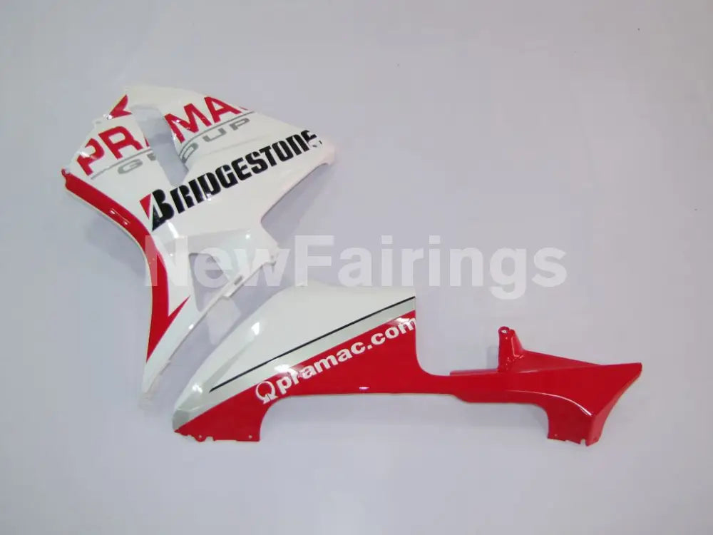 Red and White PRAMAC - CBR600RR 03-04 Fairing Kit - Vehicles