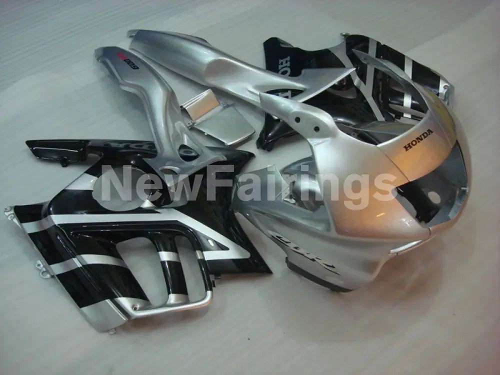 Silver and Black Factory Style - CBR600 F3 97-98 Fairing Kit