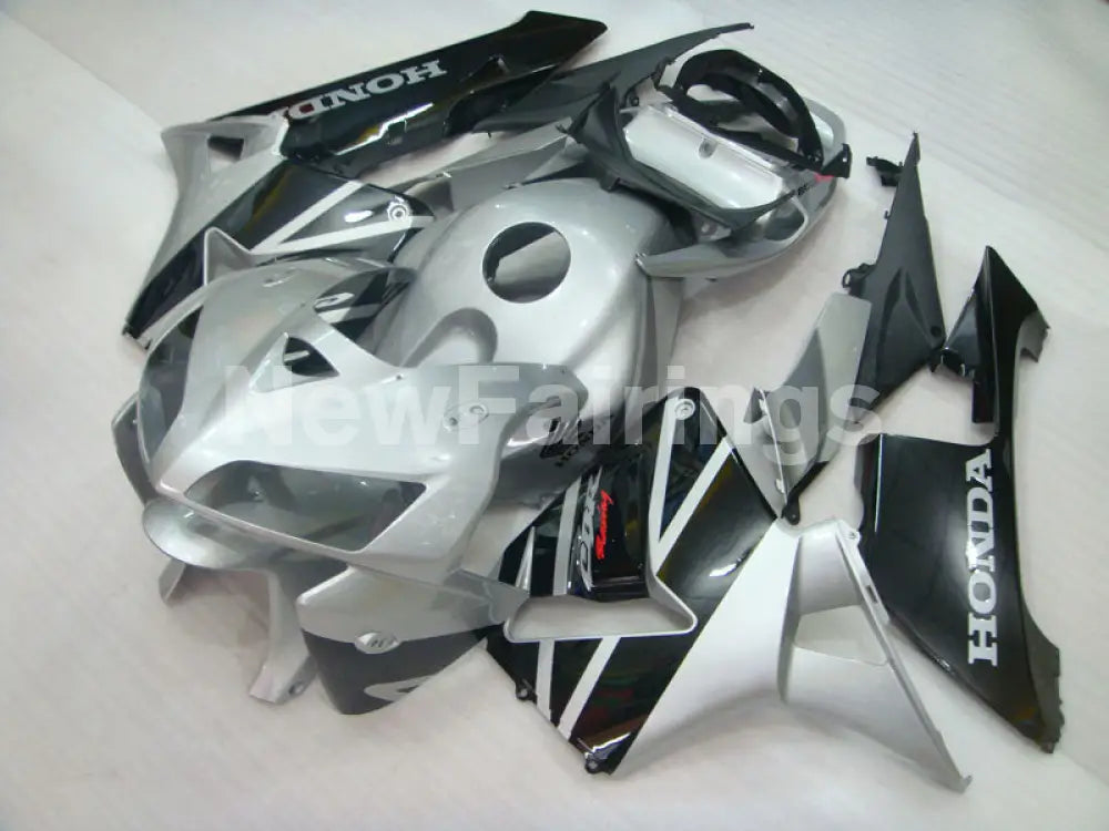 Silver and Black Factory Style - CBR600RR 05-06 Fairing Kit