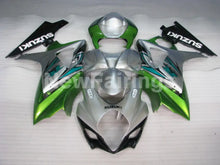 Load image into Gallery viewer, Silver and Green Black Factory Style - GSX - R1000 07 - 08