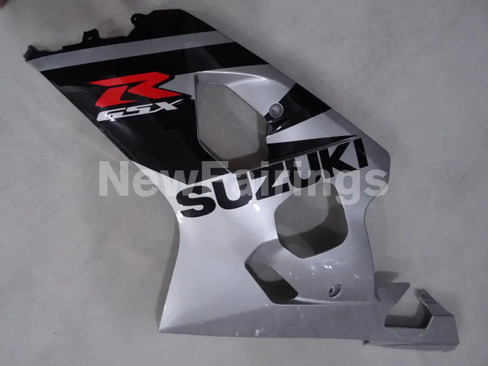 Silver and Black Factory Style - GSX-R600 04-05 Fairing Kit