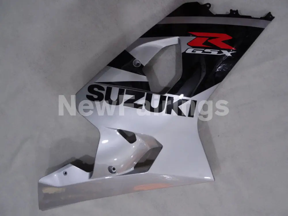 Silver and Black Factory Style - GSX-R600 04-05 Fairing Kit