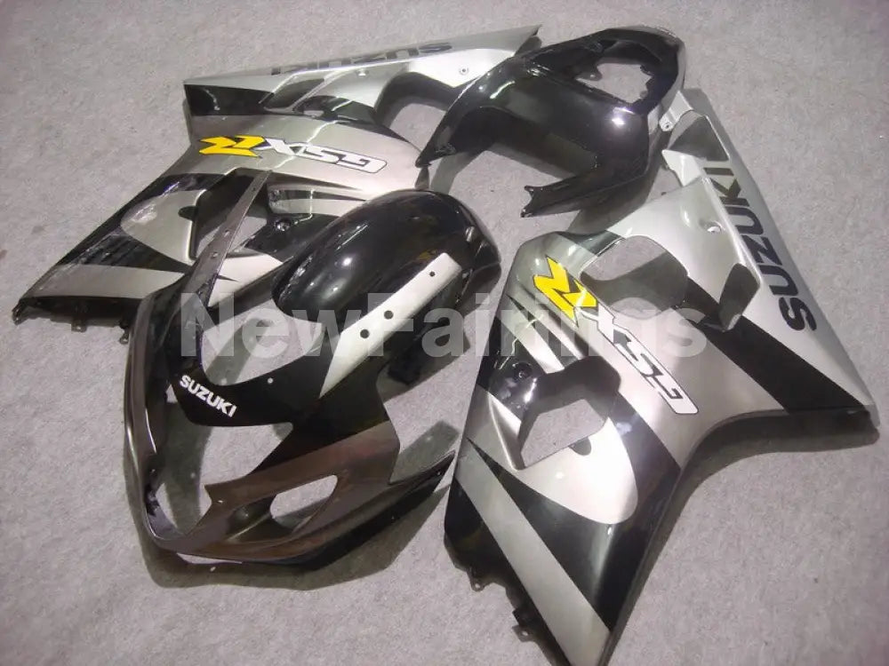 Silver Black Factory Style - GSX-R750 04-05 Fairing Kit