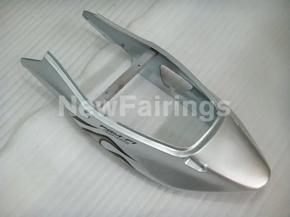 Silver and Black Flame - CBR 1100 XX 96-07 Fairing Kit -