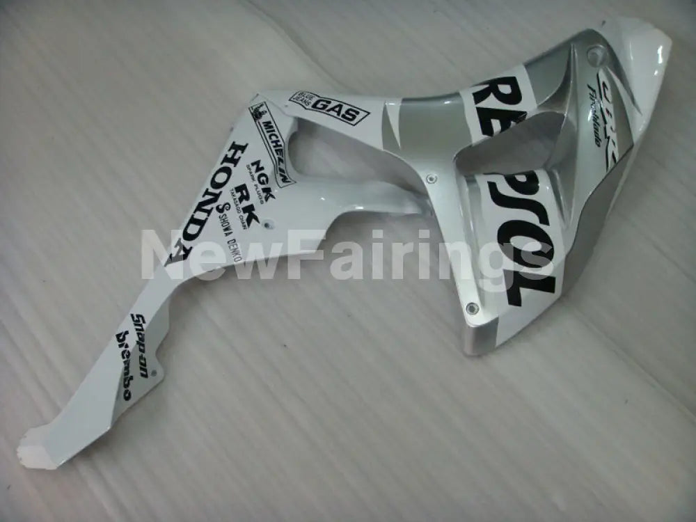 Silver and White Repsol - CBR1000RR 06-07 Fairing Kit -