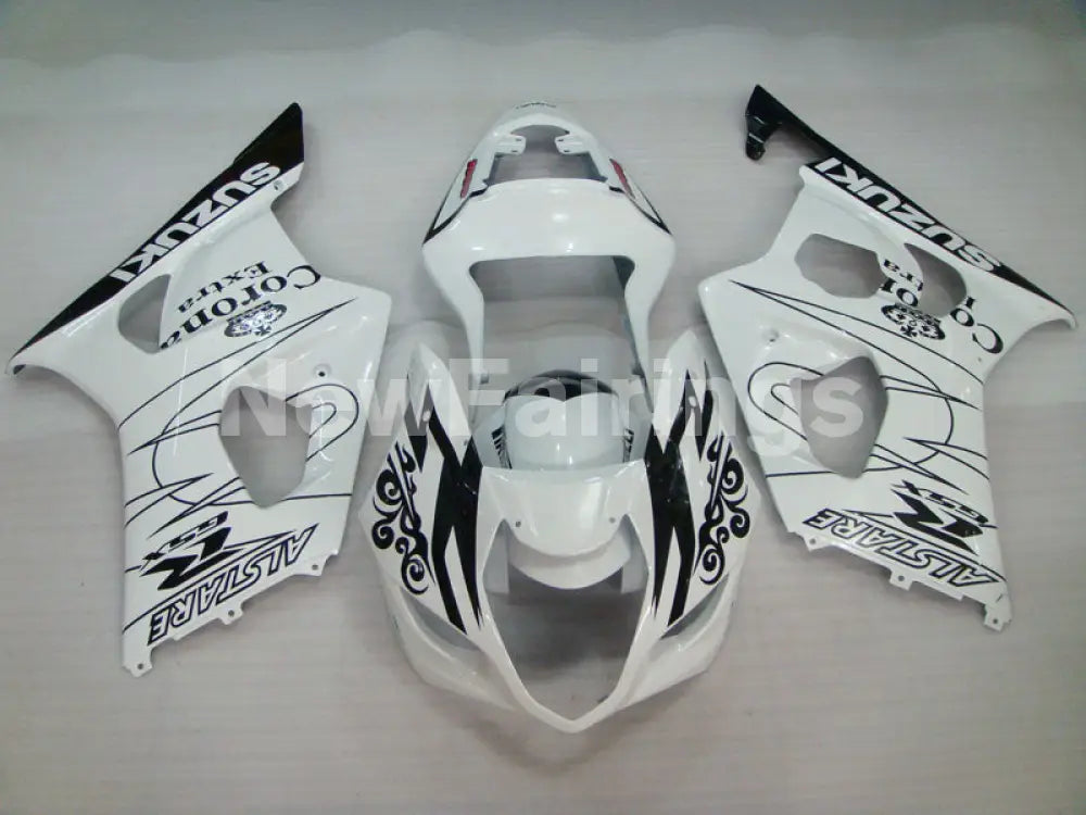 White and Black Corona - GSX - R1000 03 - 04 Fairing Kit