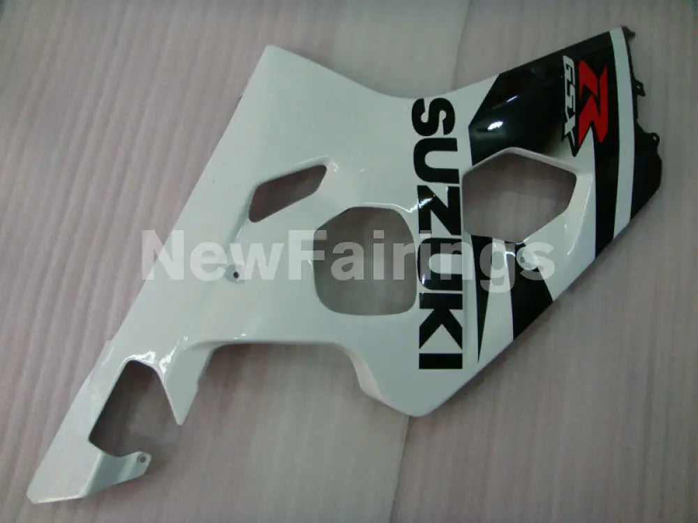 White and Black Factory Style - GSX-R600 04-05 Fairing Kit -