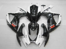 Charger l&#39;image dans la galerie, White and Black Factory Style - GSX-R750 06-07 Fairing Kit