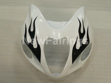 Charger l&#39;image dans la galerie, White and Black Flame - GSX1300R Hayabusa 99-07 Fairing Kit