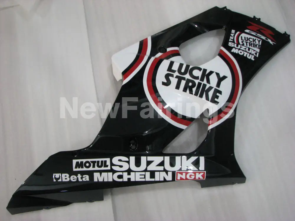 White and Black Lucky Strike - GSX - R1000 03 - 04 Fairing