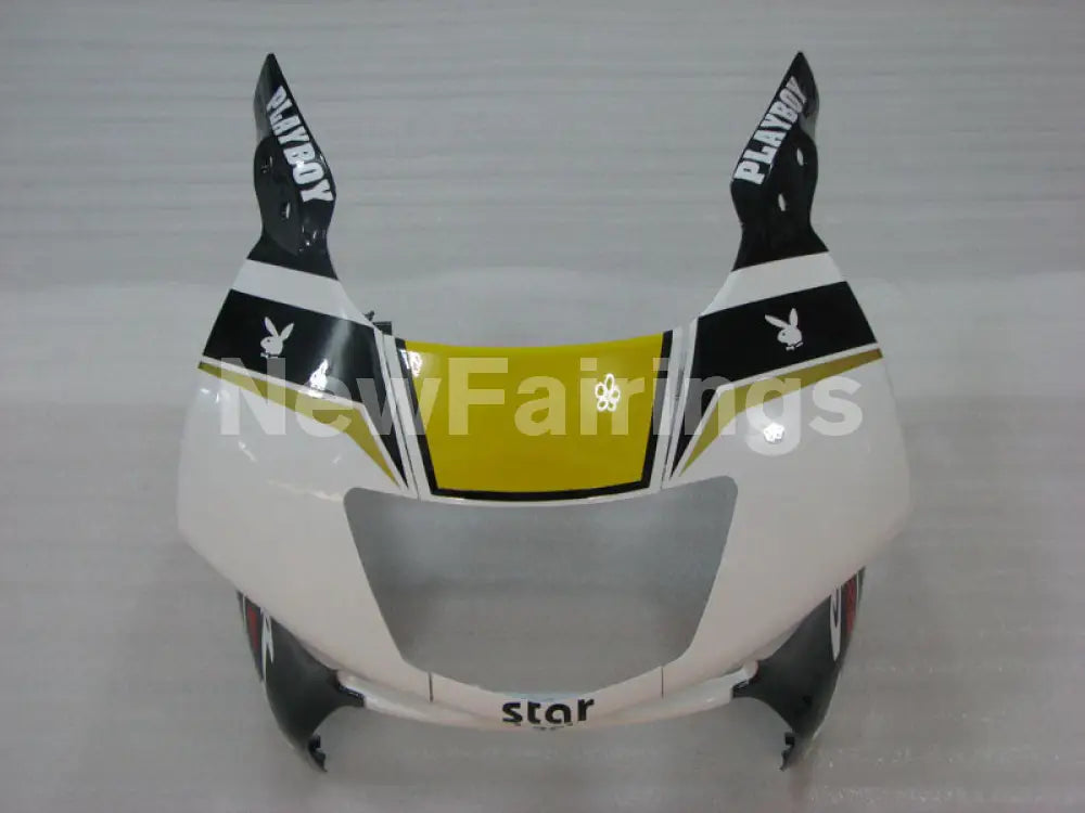 White and Black PlayBoy - CBR600 F3 97-98 Fairing Kit -