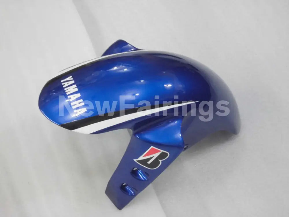 White and Blue Black ENEOS - YZF-R1 02-03 Fairing Kit