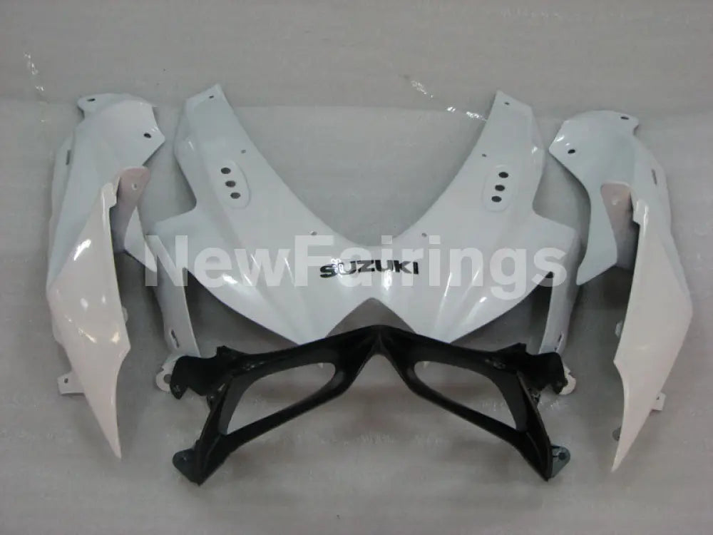 White and Blue Black Factory Style - GSX-R600 08-10 Fairing