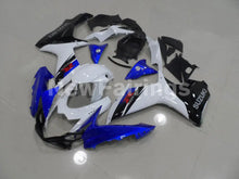 Charger l&#39;image dans la galerie, White and Blue Black Factory Style - GSX-R750 11-24 Fairing