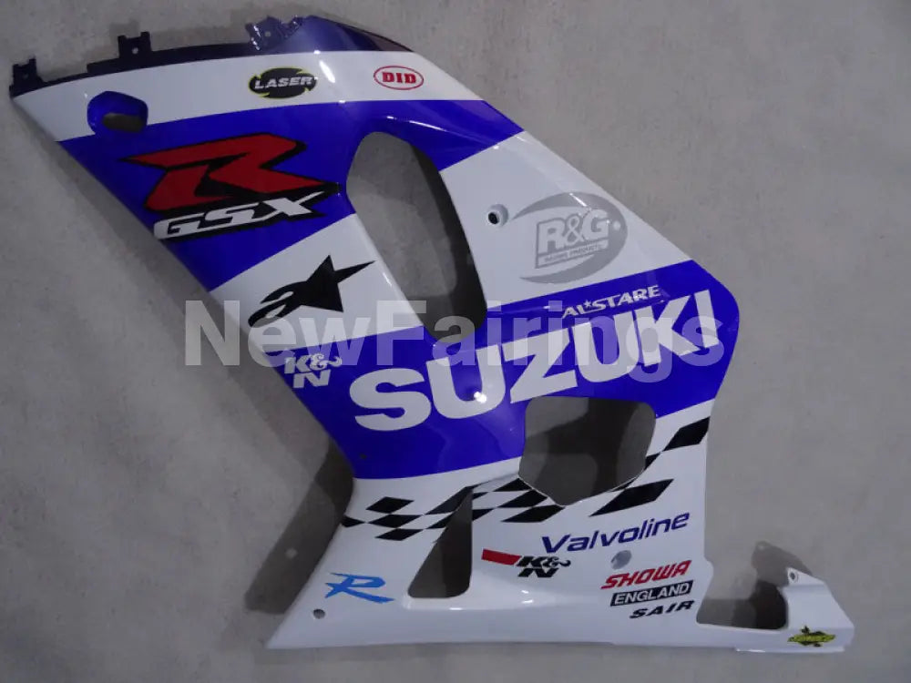 White and Blue Black MOTUL - GSX-R750 00-03 Fairing Kit