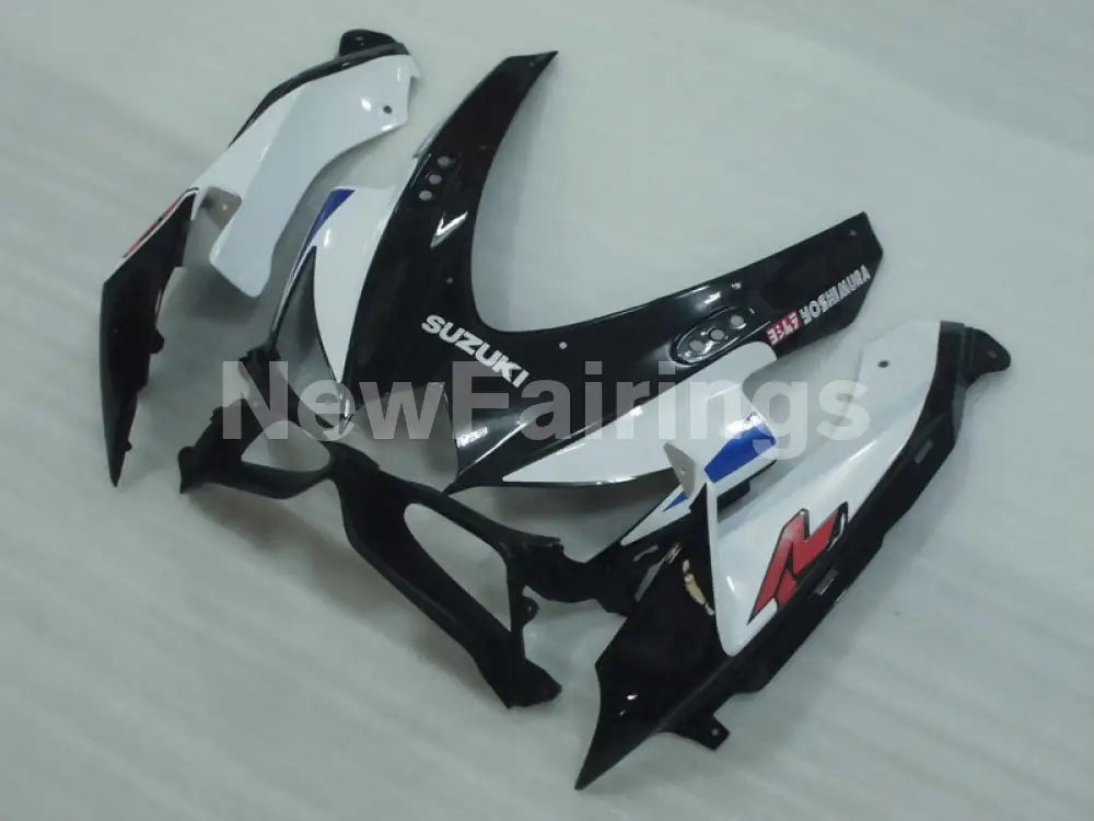 White and Blue Black Yoshimura - GSX-R600 08-10 Fairing Kit