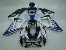 Charger l&#39;image dans la galerie, White and Blue Black Yoshimura - GSX-R600 08-10 Fairing Kit