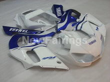 Load image into Gallery viewer, White and Blue Factory Style - YZF-R6 98-02 Fairing Kit Vehicles &amp; Parts &gt; Vehicle Parts &amp; Accessories &gt; Motor Vehicle