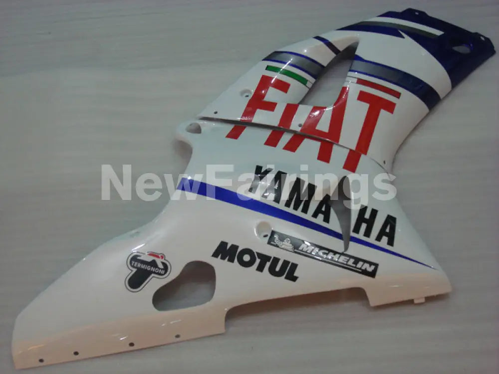 White and Blue FIAT - YZF-R1 98-99 Fairing Kit - Vehicles &