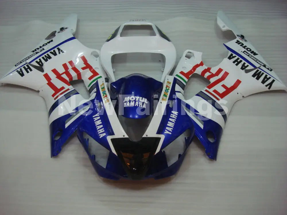 White and Blue FIAT - YZF-R1 98-99 Fairing Kit - Vehicles &