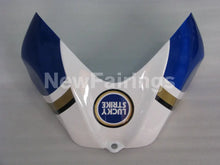 Charger l&#39;image dans la galerie, White and Blue Lucky Strike - GSX-R750 06-07 Fairing Kit