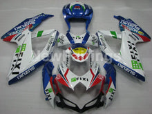 Charger l&#39;image dans la galerie, White and Blue Red MOTOREX - GSX-R750 08-10 Fairing Kit