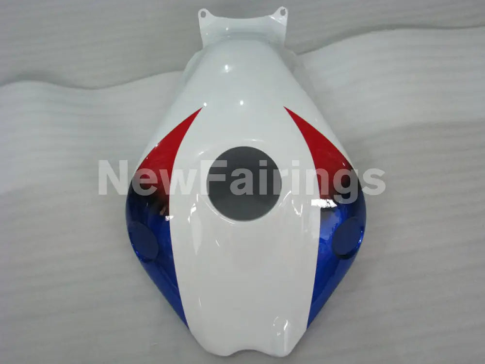 White and Blue Red No decals - CBR1000RR 08-11 Fairing Kit -