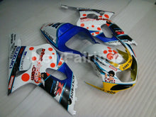 Load image into Gallery viewer, White and Blue Yellow Dark Dog - GSX-R750 00-03 Fairing Kit