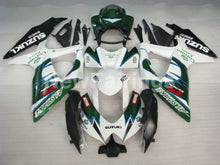 Load image into Gallery viewer, White and Green Corona - GSX-R600 08-10 Fairing Kit