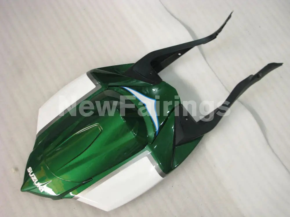 White and Green Corona - GSX-R600 08-10 Fairing Kit