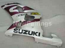 Charger l&#39;image dans la galerie, White and Purple Red Factory Style - GSX-R600 01-03 Fairing