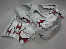 Charger l&#39;image dans la galerie, White and Red Flame - CBR 919 RR 98-99 Fairing Kit -