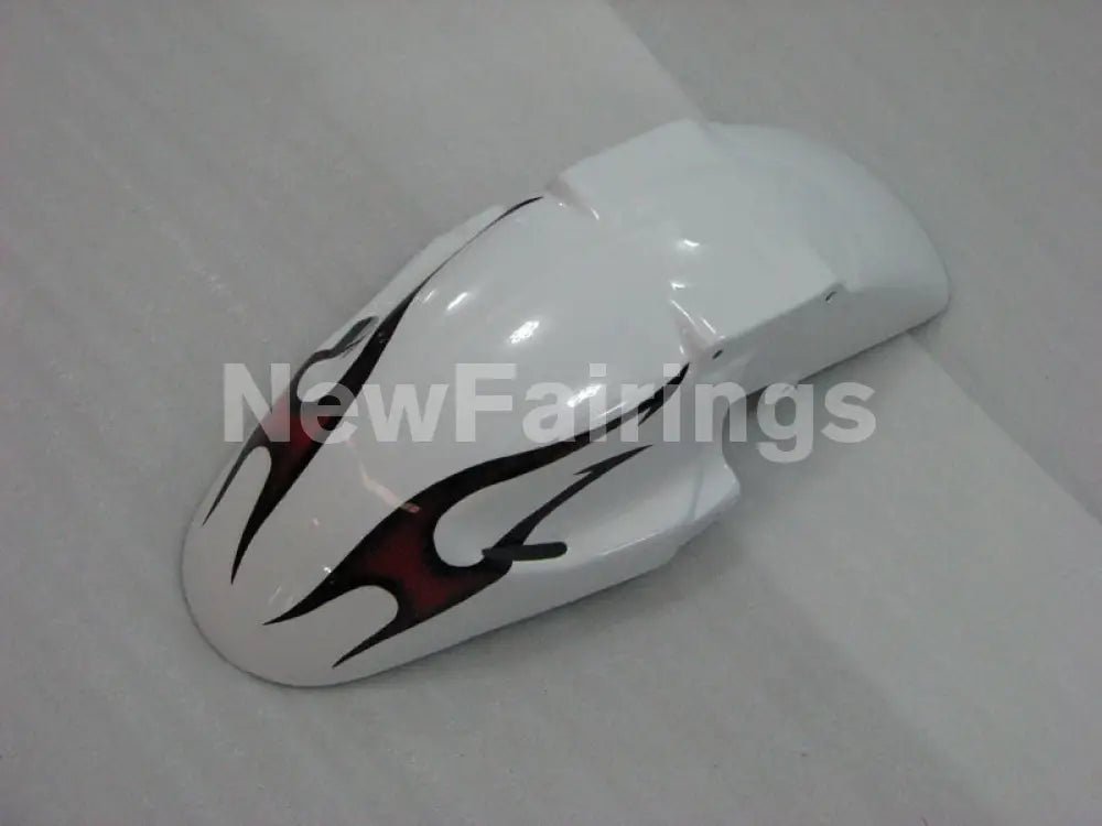 White and Red Flame - CBR 919 RR 98-99 Fairing Kit -