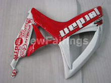 Charger l&#39;image dans la galerie, White and Red Jordan - GSX-R600 06-07 Fairing Kit -