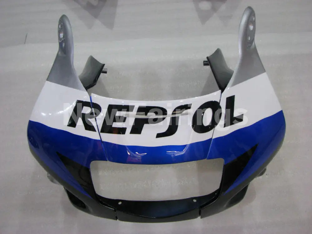 White and Silver Blue Repsol - CBR600 F2 91-94 Fairing Kit -